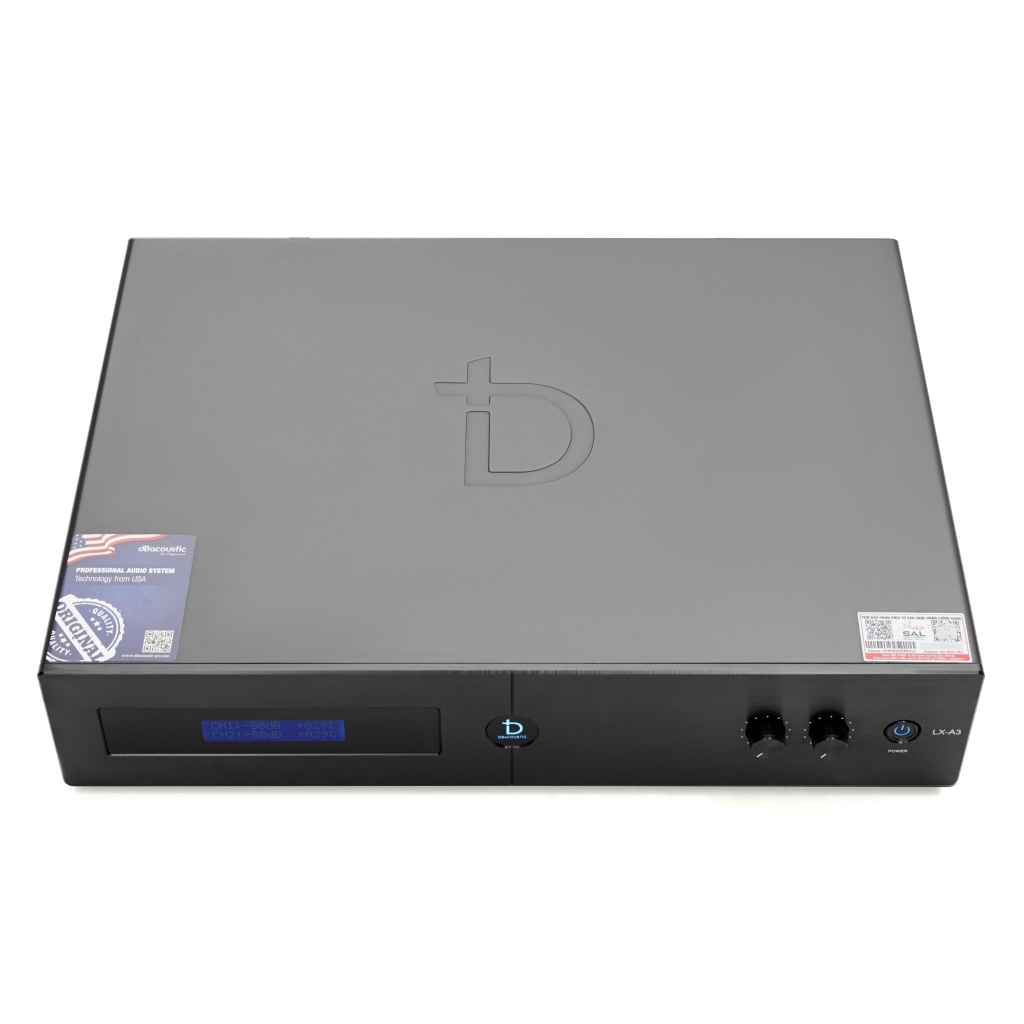 Đẩy Công Suất 2 Kênh Dbacoustic LX-A3 | Giá rẻ nhất, Bảo hành 12 tháng | Vietsys Technology