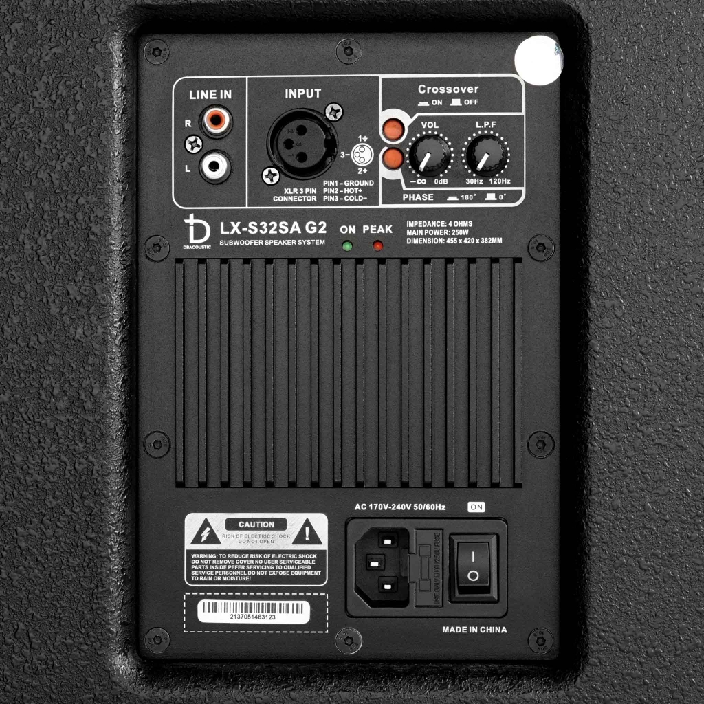 Loa Trầm Điện Dbacoustic LX S32SA G2 | Giá rẻ nhất, Bảo hành 12 tháng | Vietsys Technology