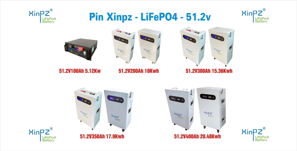 Pin lưu trữ XinPZ 51.2V-20480Wh 135kg chính hãng