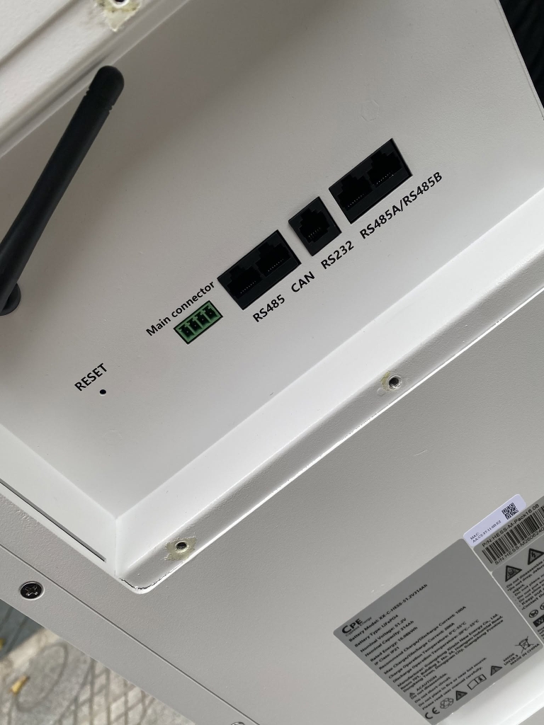 Pin lưu trữ CPE 51.2V -16KW chính hãng