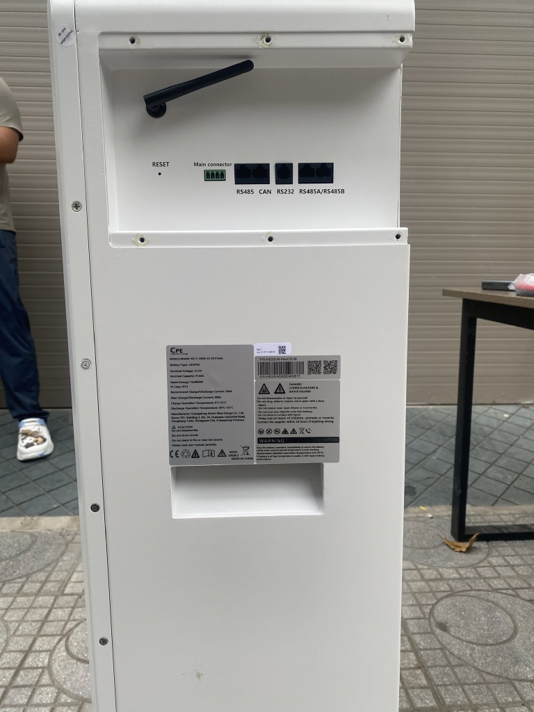 Pin lưu trữ CPE 51.2V -16KW chính hãng