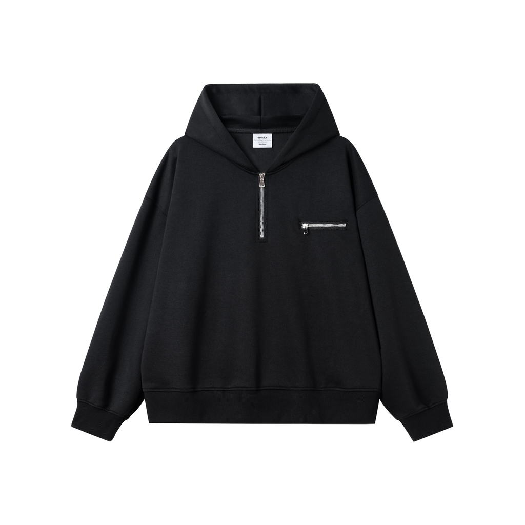 ÁO KHOÁC NỈ DÂY KÉO NGẮN - 6156