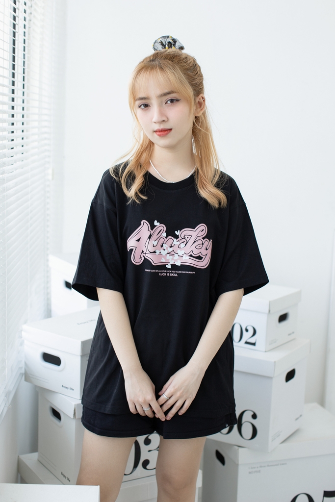 Áo thun nam form rộng 4LUCKY - 6015