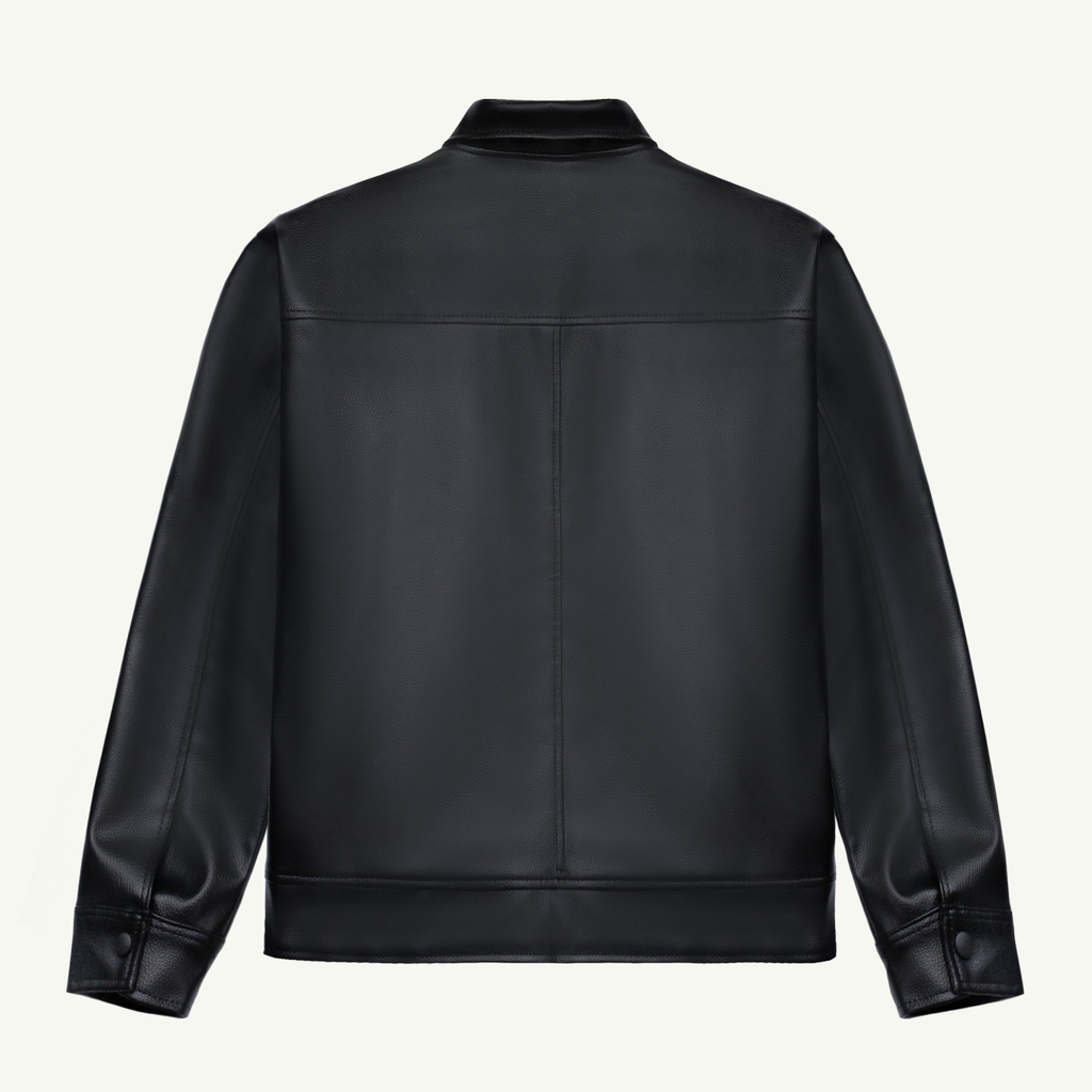 ÁO KHOÁC DA 4LUCKY BASIC 6141