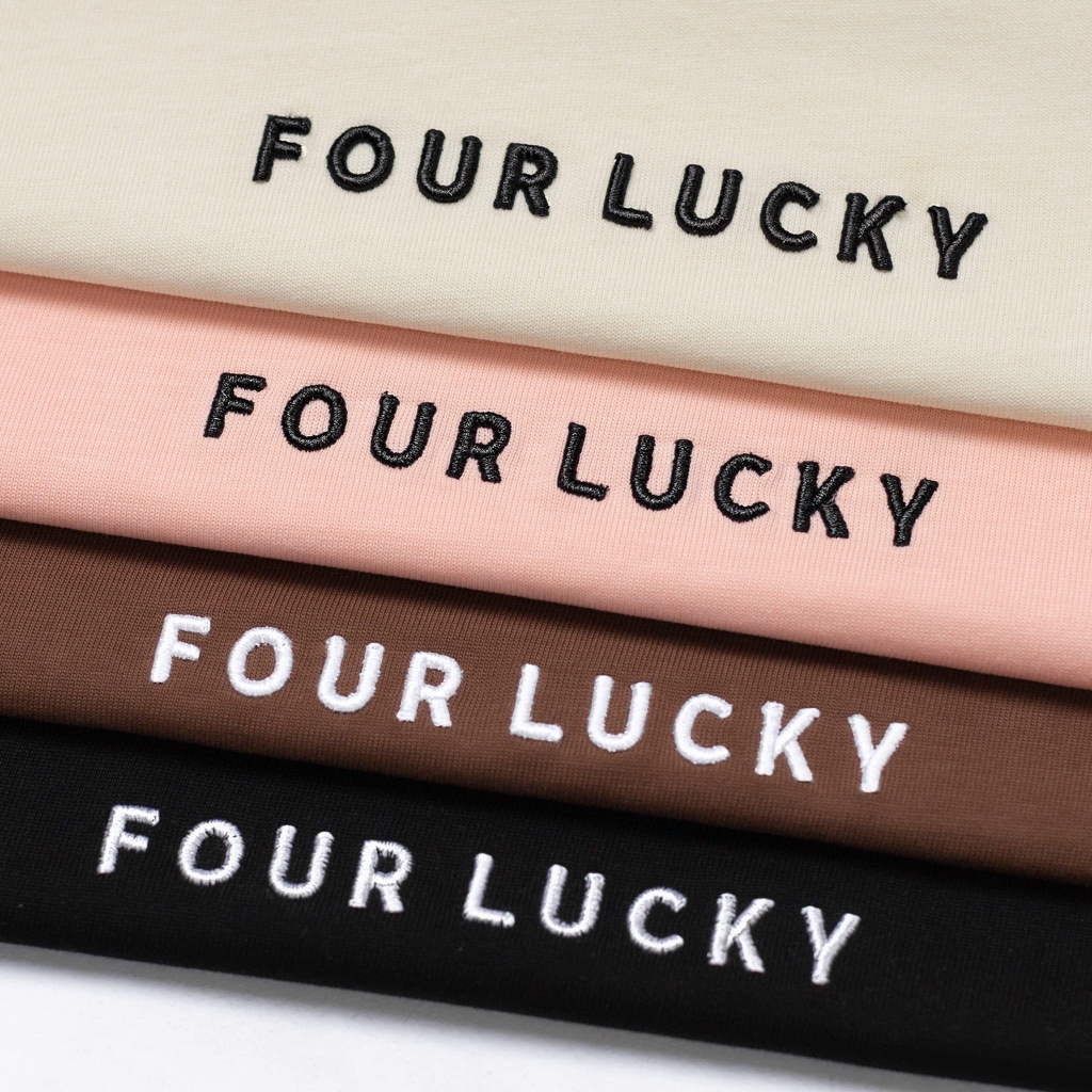 ÁO THUN 4LUCKY THÊU CHẠY VIỀN 6073
