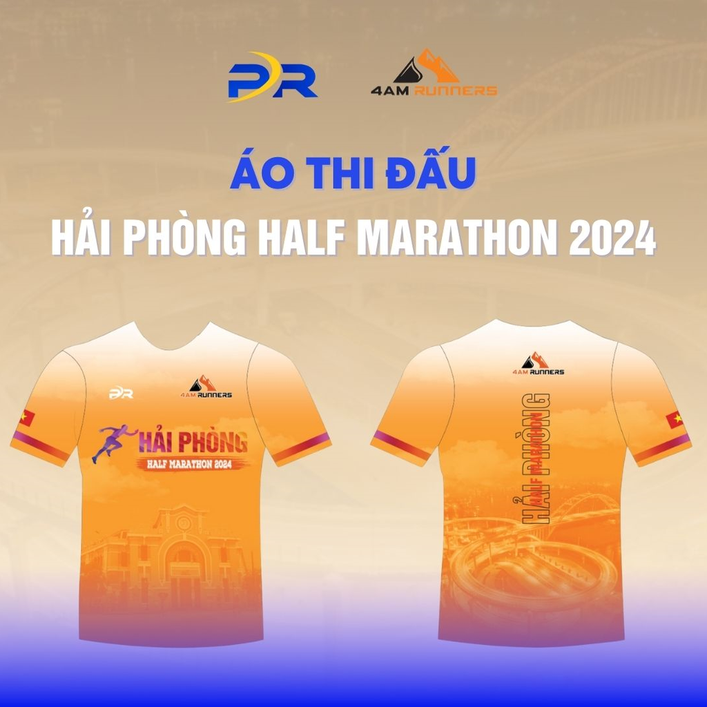 Áo Giải Hải Phòng Half Marathon 2024 | Áo giải PR SPORT