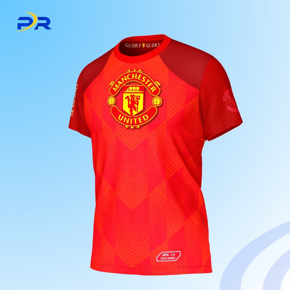 Áo chạy bộ T-Shirt MU - Manchester Glory Blaze | Áo chạy bộ PR SPORT