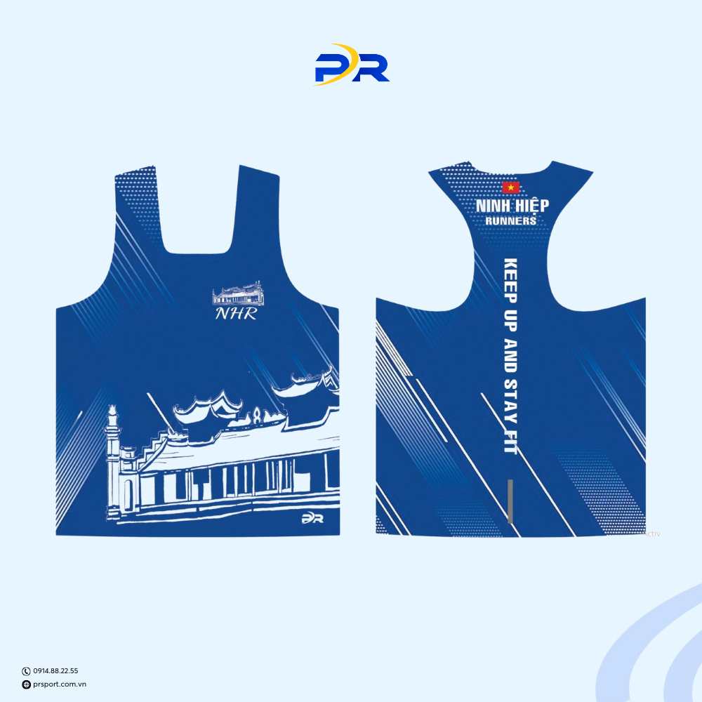 Áo CLB Ninh Hiệp Runners | Áo chạy bộ PR SPORT