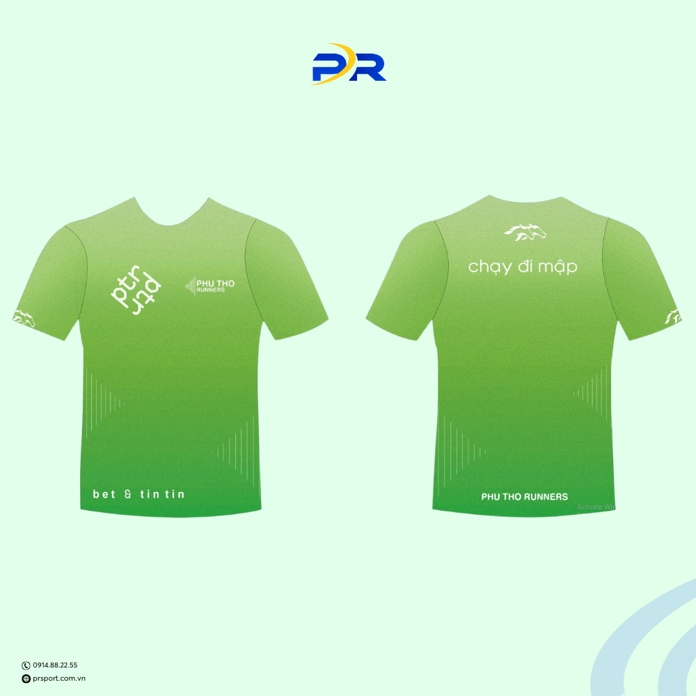 Áo CLB Phú Thọ Runners | Áo chạy bộ PR SPORT