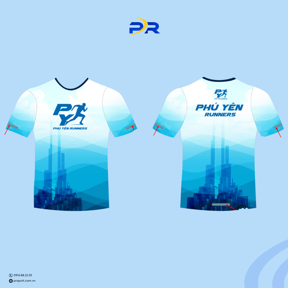Áo CLB Phú Yên Runners | Áo chạy bộ PR SPORT