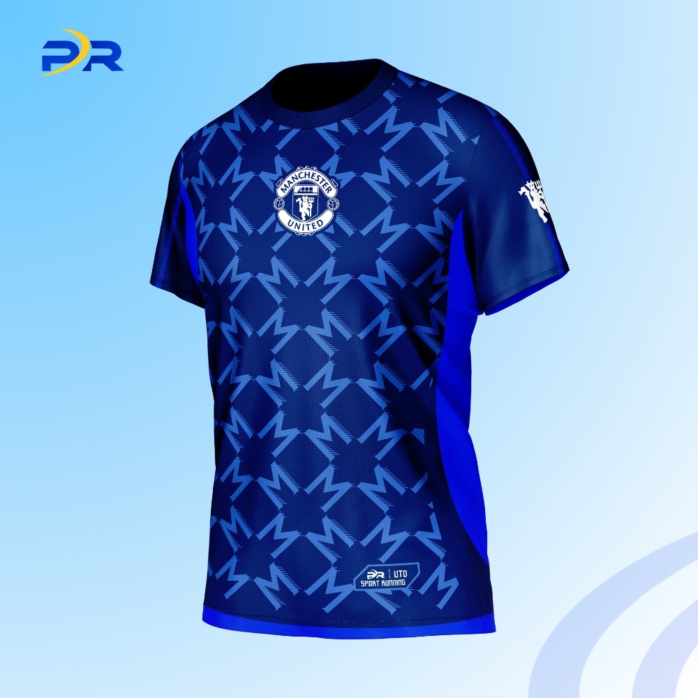 Áo chạy bộ T-Shirt MU - Dark Sapphire | Áo chạy bộ PR SPORT