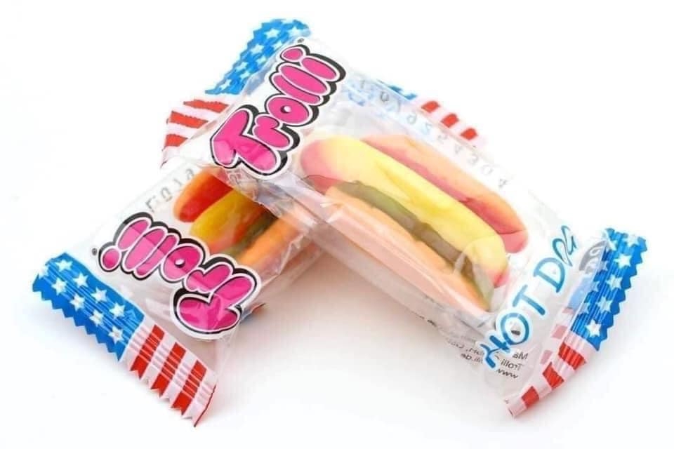 Kẹo dẻo trái cây hotdog Trolli 150g