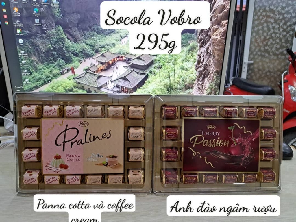 SOCOLA VOBRO PRALINES PANNA COTTA COFFE AND CREAM 290g