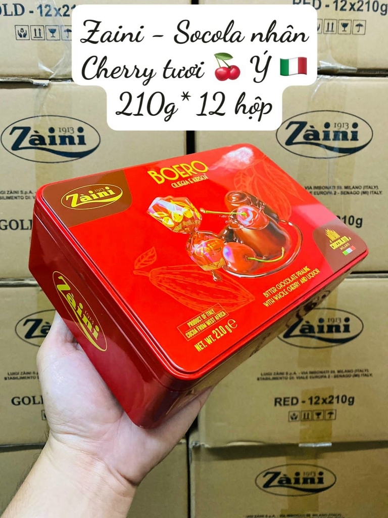 Socola cherry Zaini Boero 210g