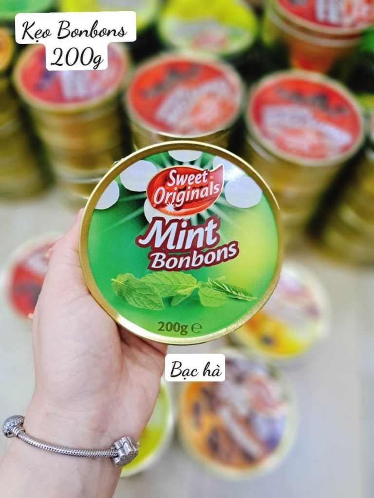 Kẹo trái cây Sweet Originals 200g ( bạc hà)