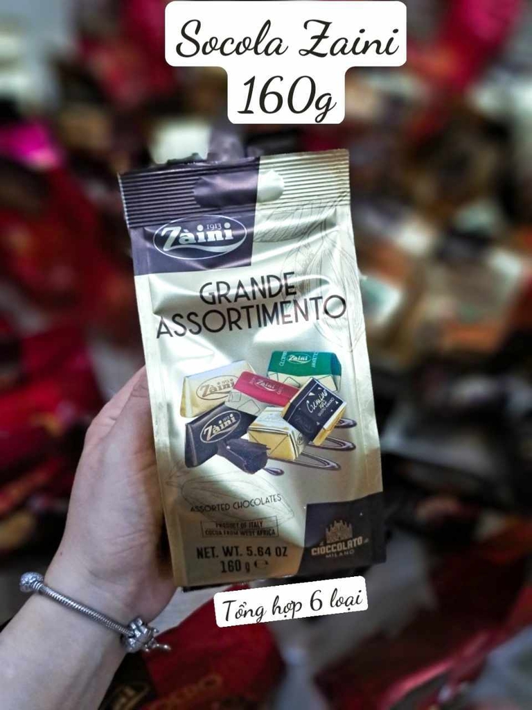 Socola Zaini tổng hợp 6 loại Grande Assortimento 160g