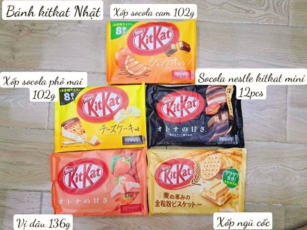Bánh Kitkat Nhật (Socola kitkat mini)