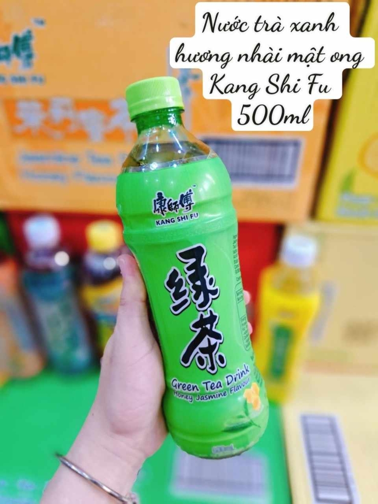 Nước trà xanh hương nhài mật ong Kang Shi Fu 500ml
