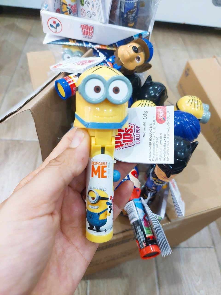 Kẹo Mút Pop Ups Lollipop 10g ( minion)