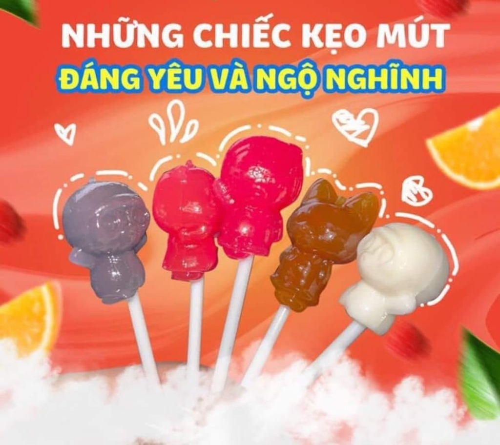 Kẹo mút Pororo 660g ( 60 cây)