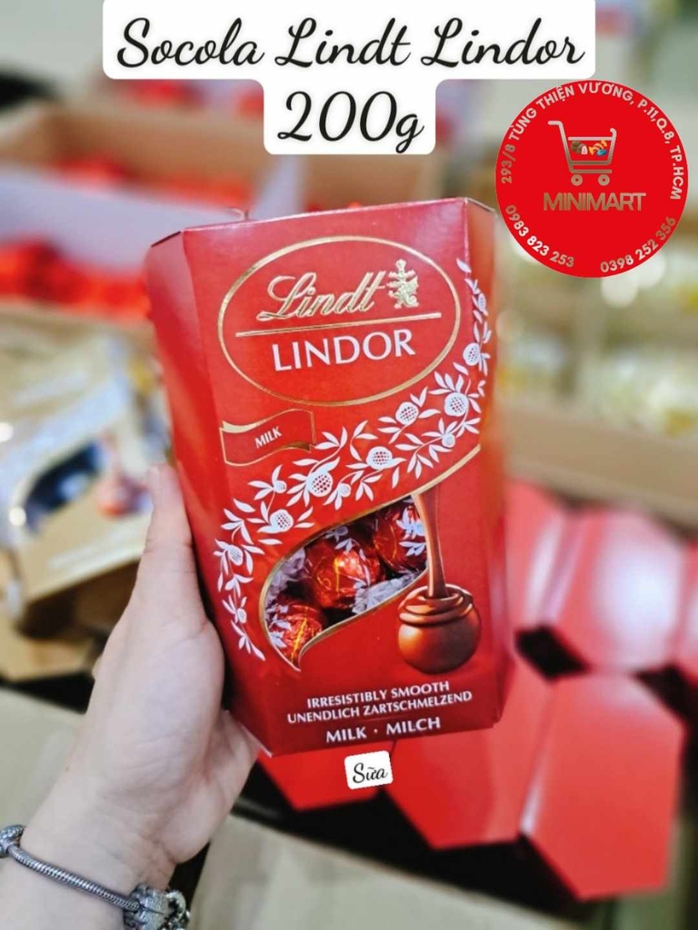 Socola Lindt 200g ( Milk)