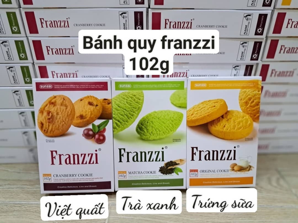 BÁNH QUY FRANZZI SIÊU NGON 102g ( matcha)