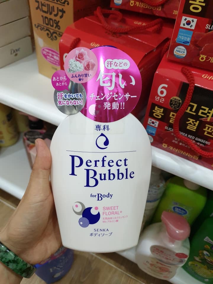 Sữa tắm Shiseido Perfect Bubble for body (bubble sweet floral)