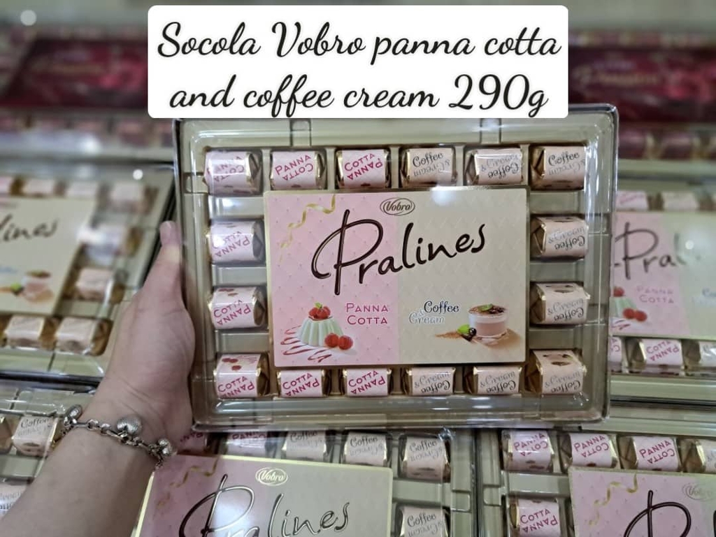 SOCOLA VOBRO PRALINES PANNA COTTA COFFE AND CREAM 290g