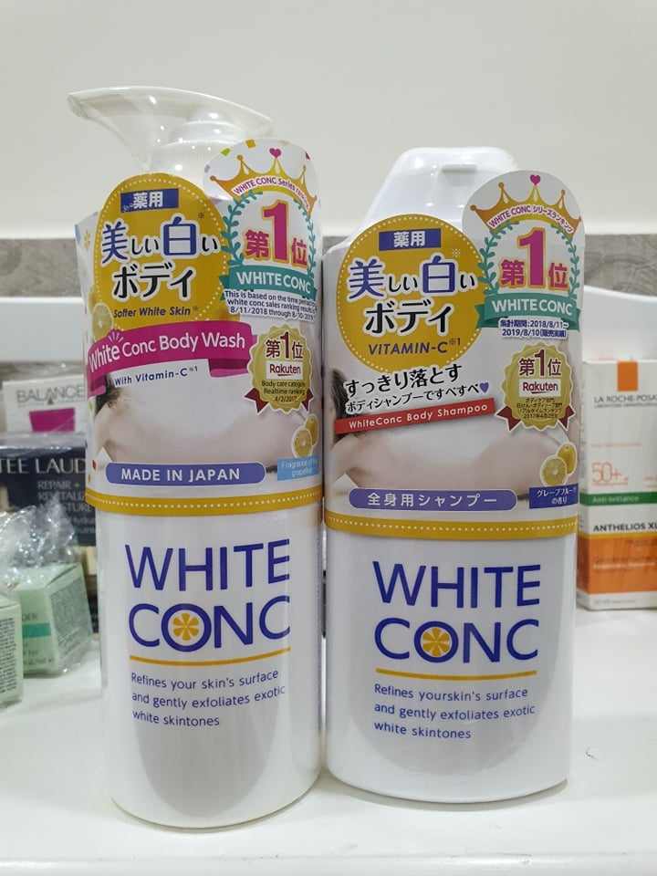 Sữa tắm trắng White Conc của nhật  600ml