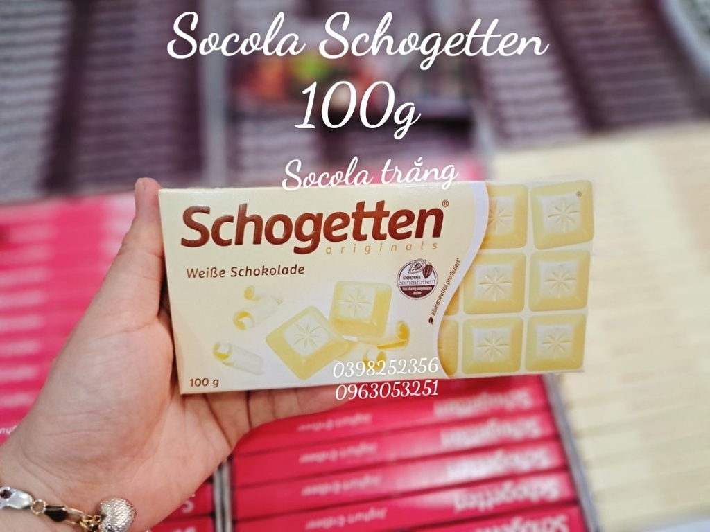 Socola Schogetten 100g ( Socola trắng)