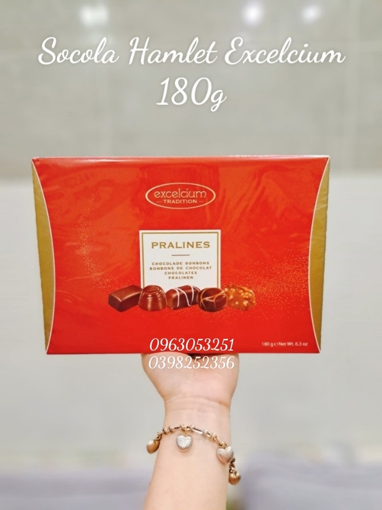 Socola Hamlet Excelcium Pralines 180g