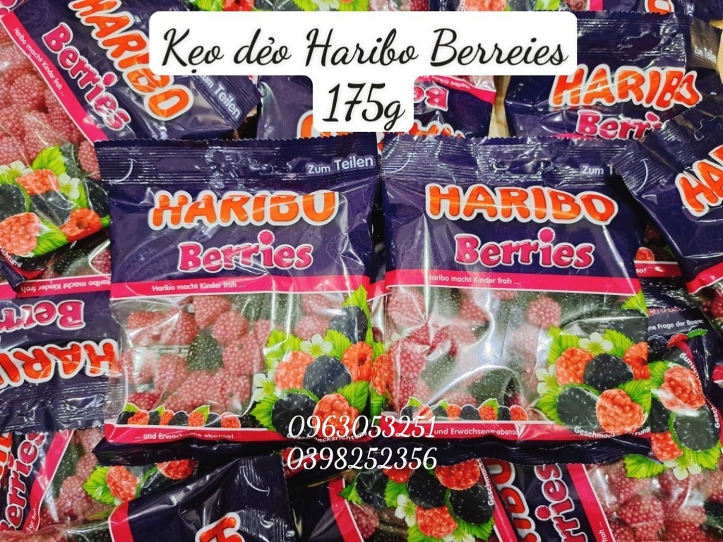 Kẹo dẻo Haribo Berries 175g