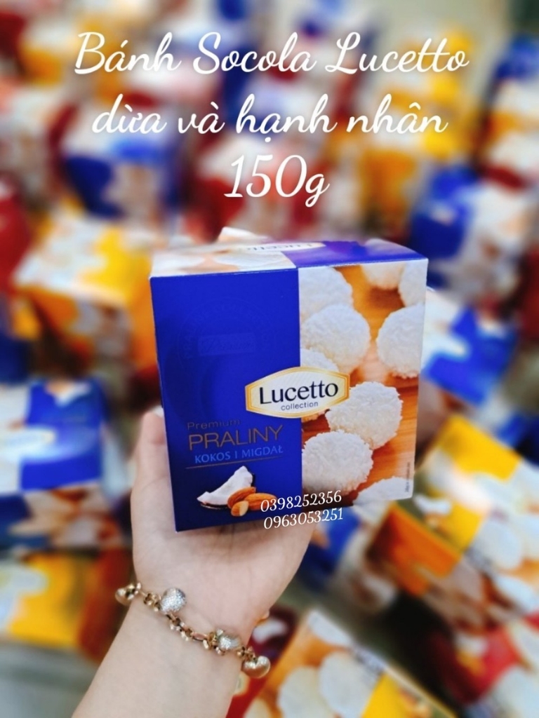 Bánh Socola dừa Lucetto 150g