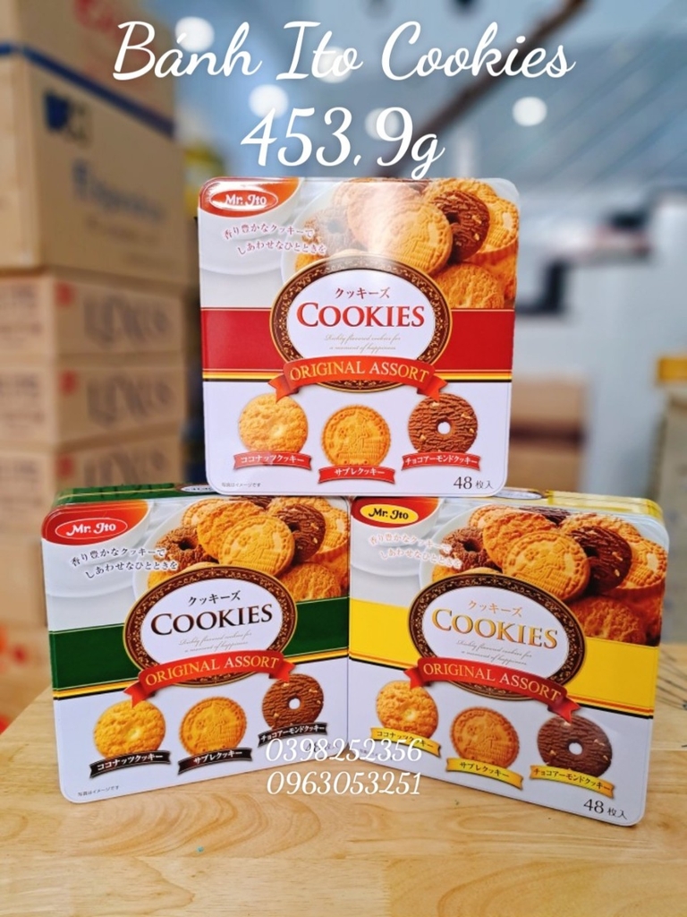 BÁNH QUY COOKIES MR.ITO NHẬT BẢN 528g