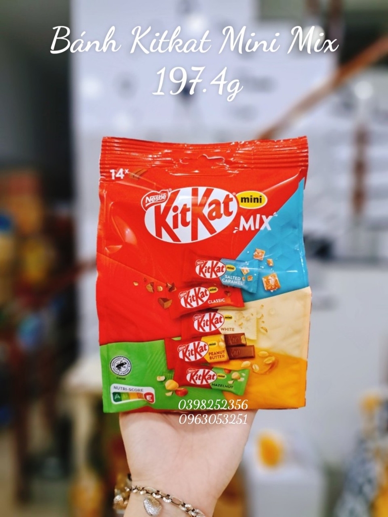 Bánh Kitkat Mini Mix 197,4g