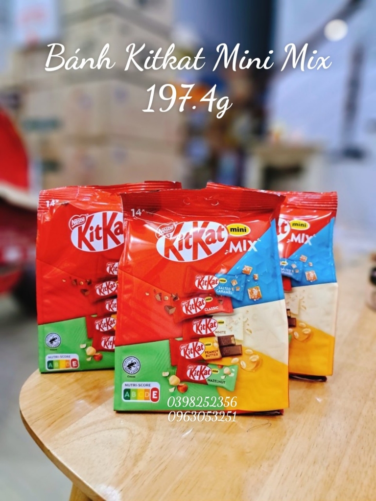 Bánh Kitkat Mini Mix 197,4g