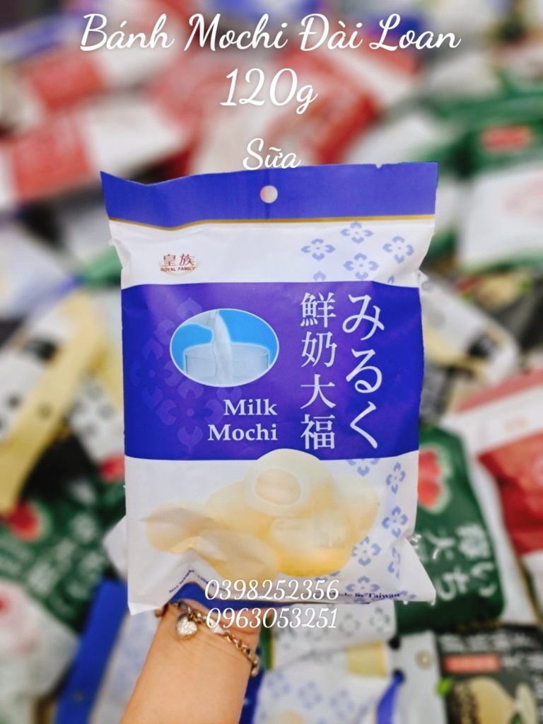 Bánh Mochi Đài Loan 120g (sữa)