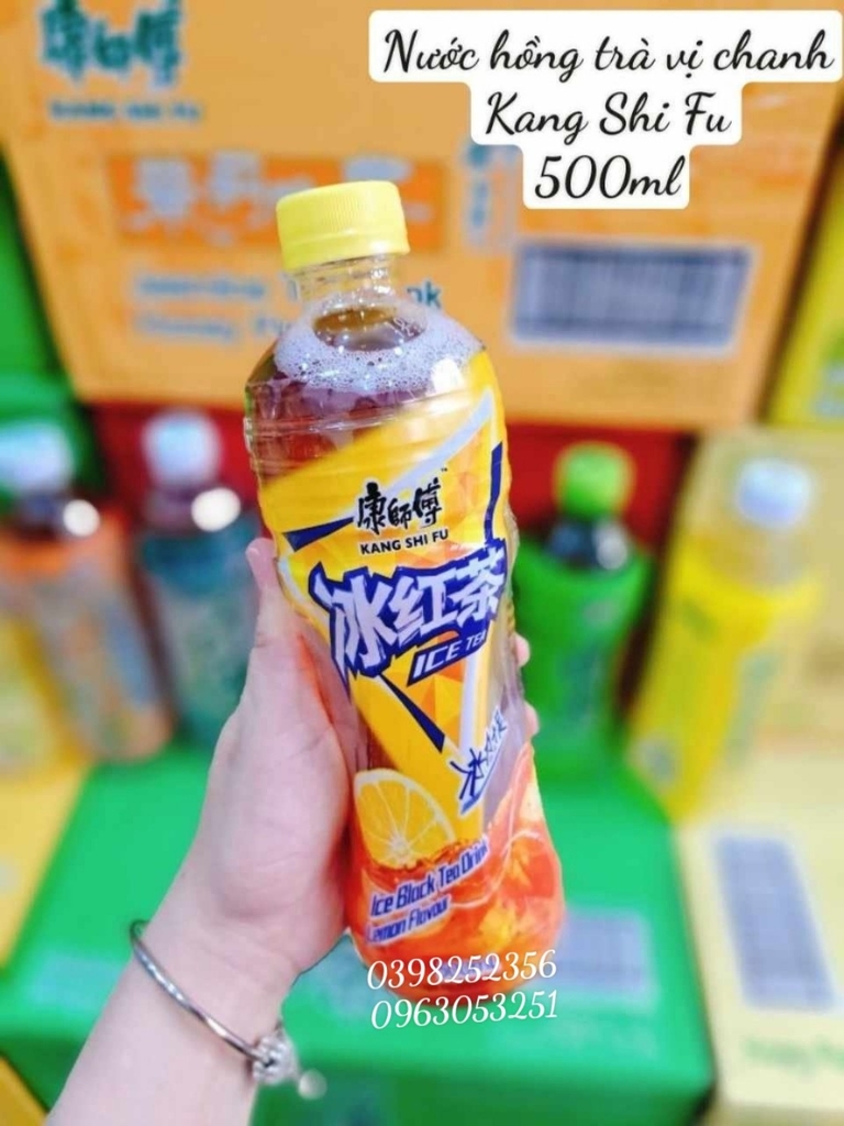 Nước hồng trà vị chanh Kang Shi Fu 500ml