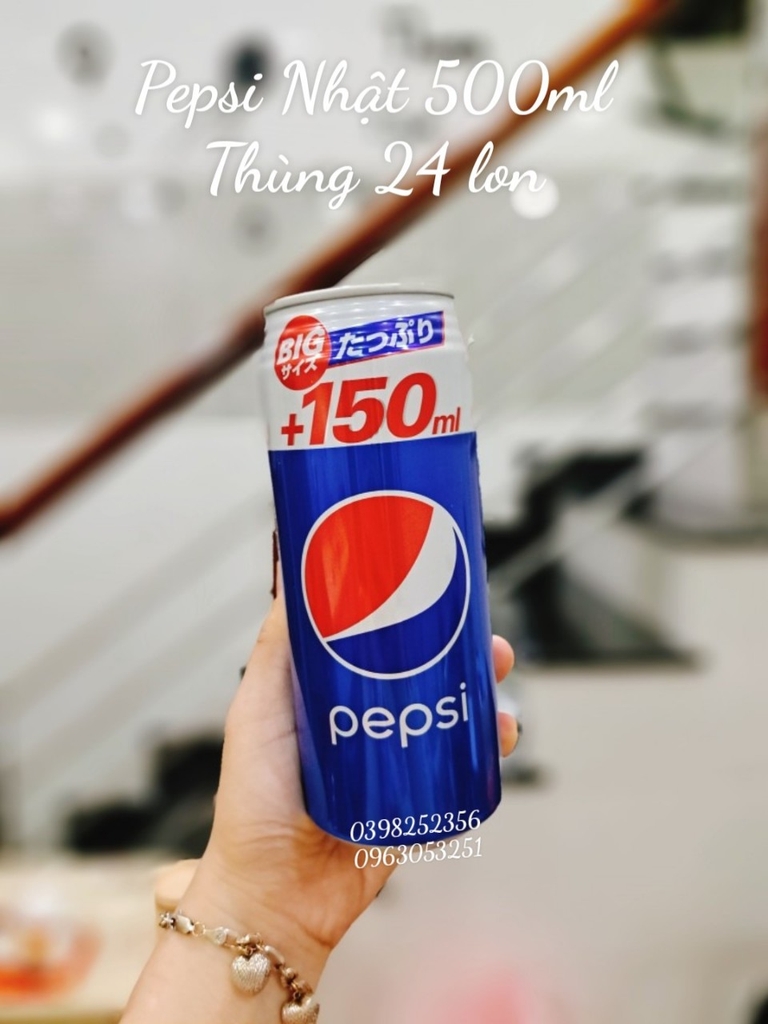 Nước Ngọt Pepsi Nhật 500ml ( thùng 24 lon)
