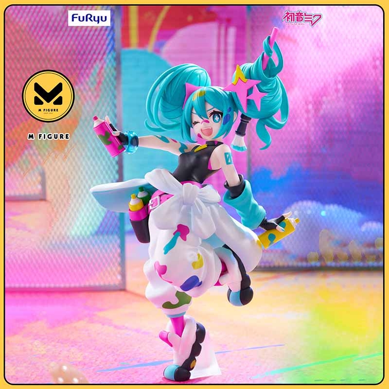 MÔ HÌNH Hatsune Miku - Piapro Characters - Trio-Try-iT Figure - Paint Girl (FuRyu) FIGURE CHÍNH HÃNG