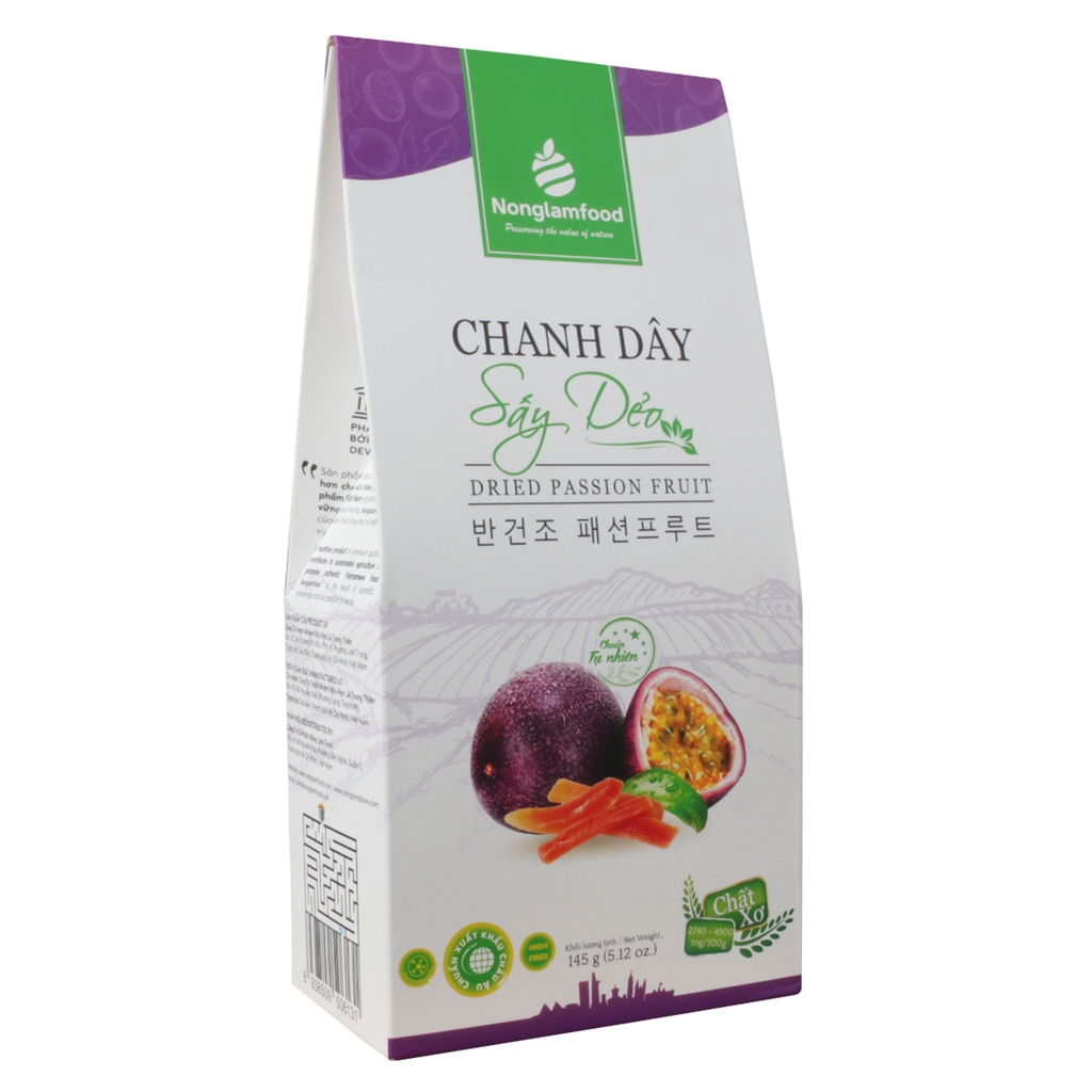 Chanh Dây Bazan Sấy Dẻo Nonglamfood | Soft Dried Passion Fruit | Healthy Snack