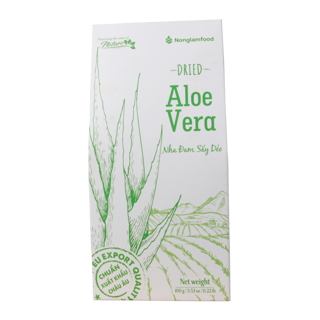 Nha Đam Sấy Dẻo Nonglamfood | Soft Dried Aloe Vera | Healthy Snack