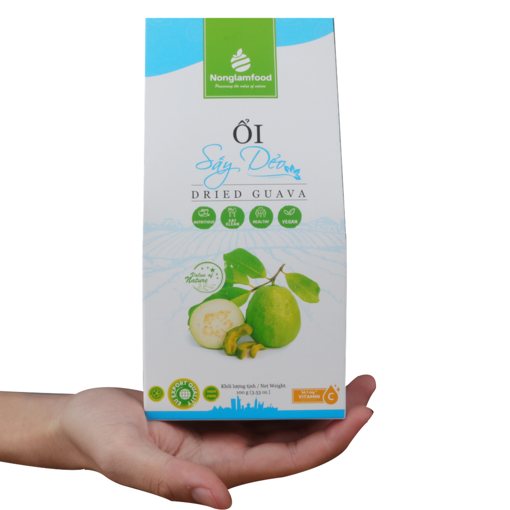 Ổi Nữ Hoàng Sấy Dẻo Nonglamfood | Soft Dried Guava | Healthy Snack