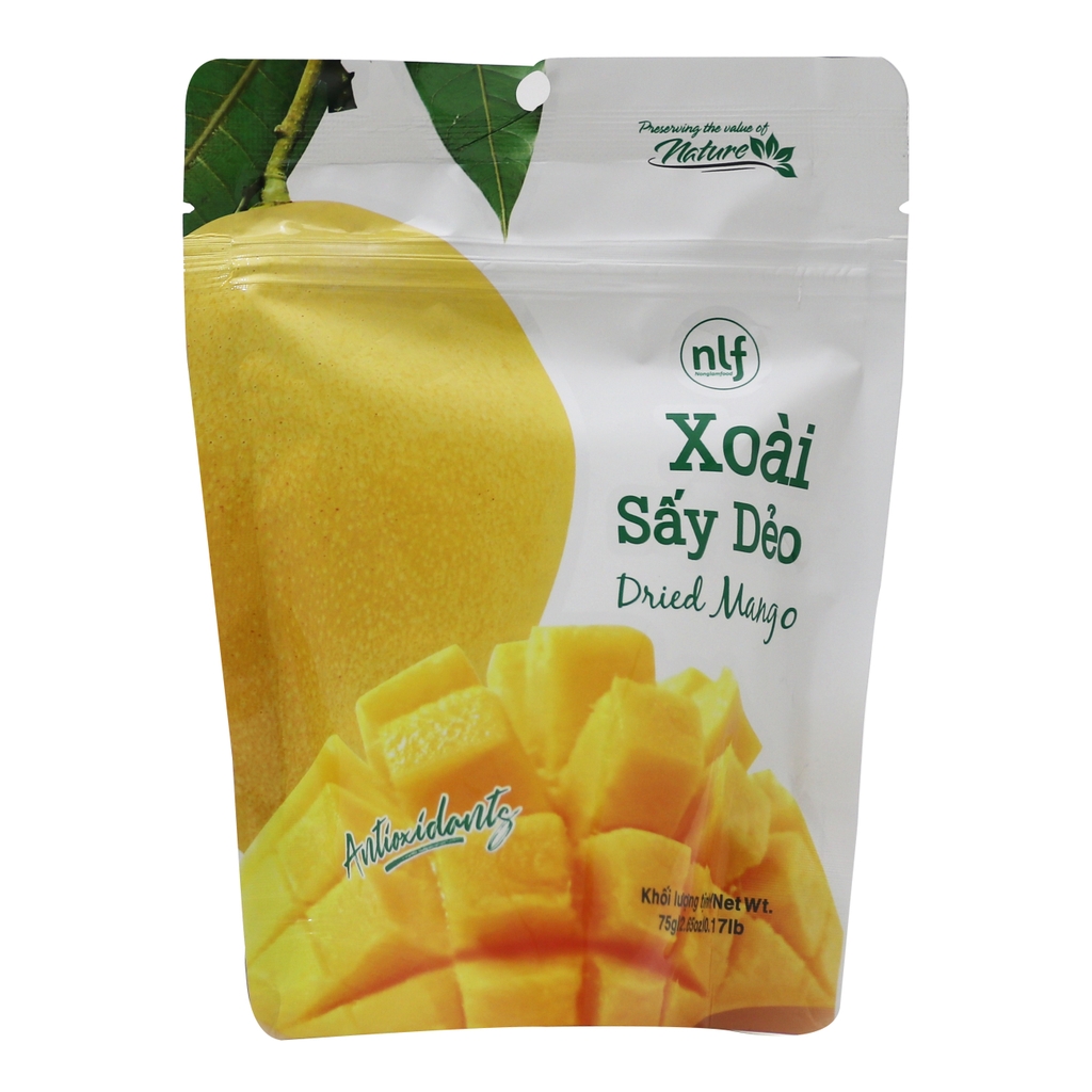 Xoài Sấy Dẻo Hảo Hạng Nonglamfood | Soft Dried Mango | Healthy Snack