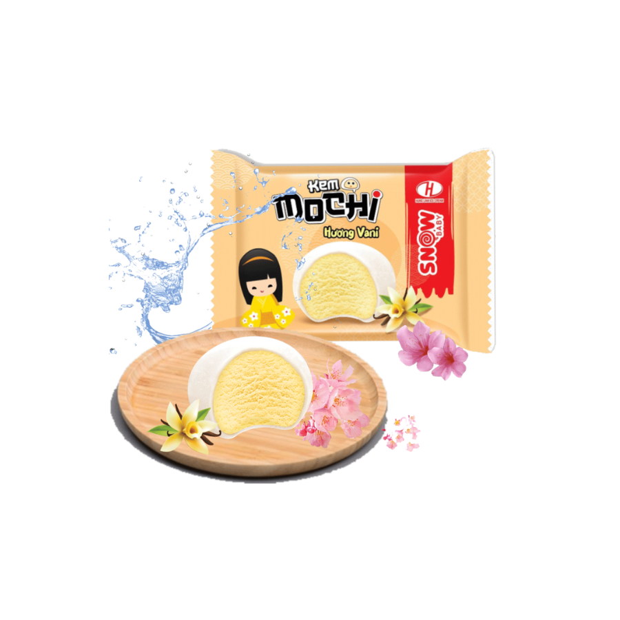 Kem mochi hương Vani Snow Baby (chiếc)