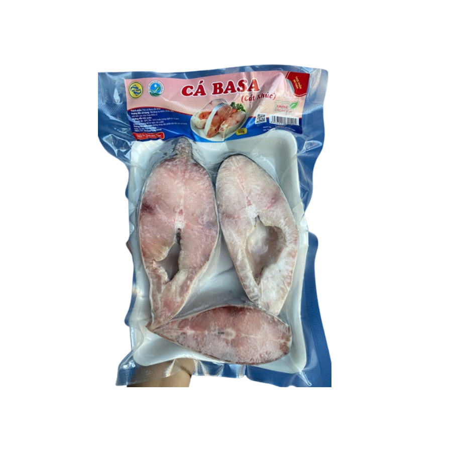 Cá basa cắt khúc 500g Quý Thịnh (khay)