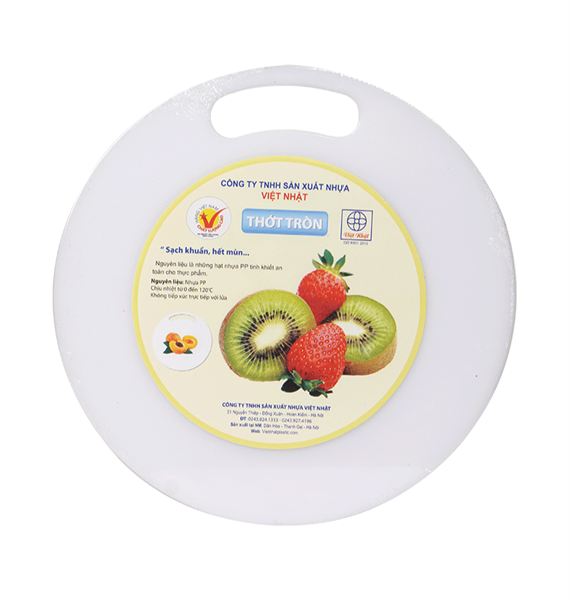 Thớt nhựa tròn size trung kháng khuẩn Việt Nhật 5801 (T150) (chiếc)