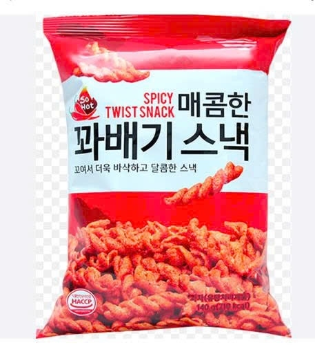 Snack quẩy xoắn vị cay 140gr