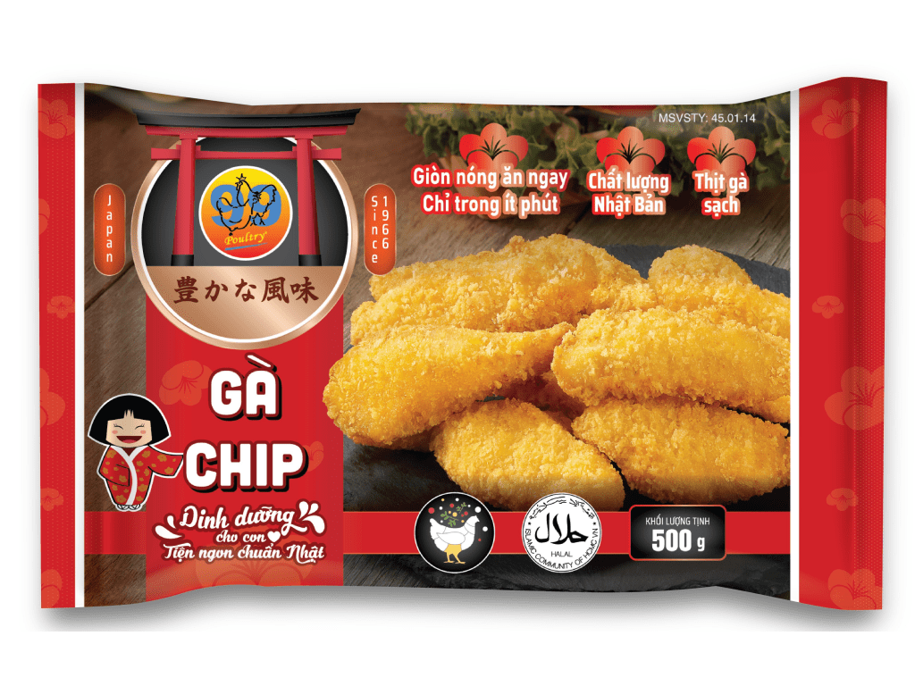 Gà Chip K&U 500g (Gói)