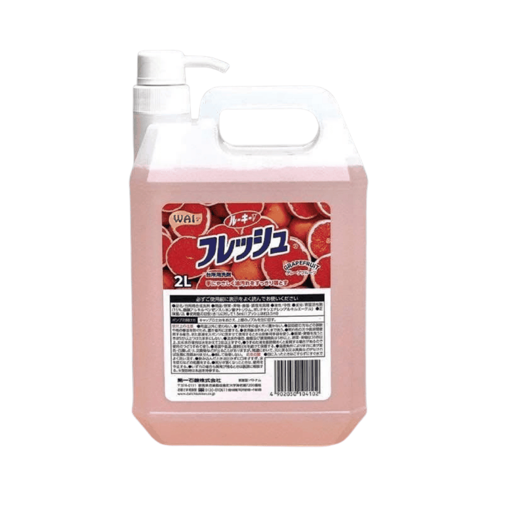 Can Nước Rửa Chén Bát Nhật Bản Wai hương bưởi (2 lít)